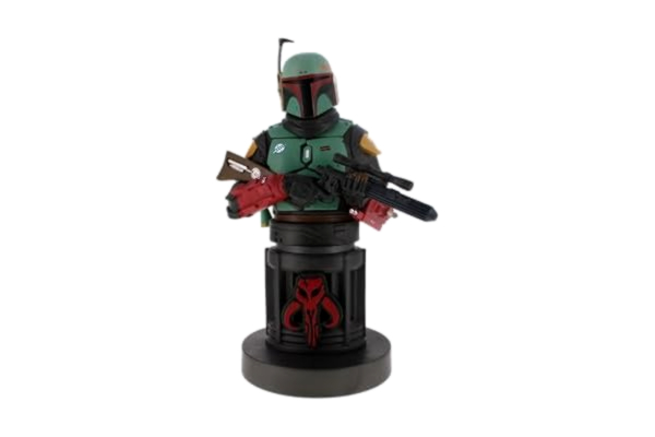 Cable Guys Cableguys - Star Wars Boba Fett The Mandalorian Gaming Accessories Holder & Phone Holder for Most Controller (Xbox, Play Station, Nintendo Switch) & Phone