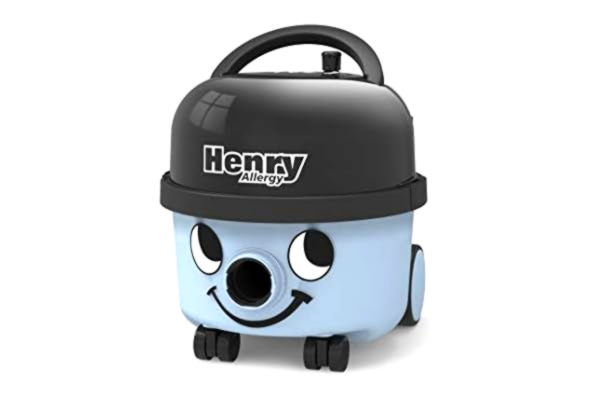 Numatic  908147 Henry Allergy HVA160-11 Floor Vacuum Cleaner with Bag Allergy Friendly + Lifetime HEPA Filter Cartridge (H13) 620 Watt Summer Blue