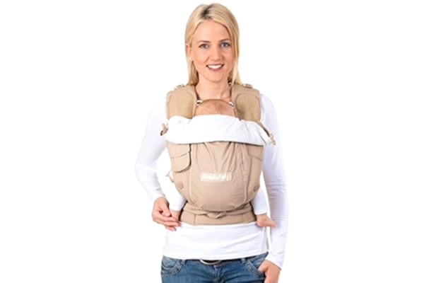 Hoppediz  Bondolino Poplin Baby Carrier voor voor en rugzak dragen 2016 Zand