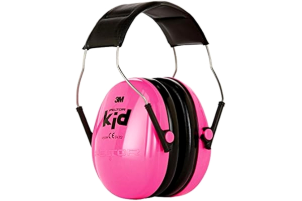 3M  Peltor H510AKPC Barn Öronmuffar Hörselskydd 87-98 Db, Rosa/Svart (Packaging may vary)