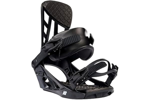 K2  Snowboarding herr INDY snowboard bindning, svart, L (EU: 40,5–44,5 — US: 9–12 — MP: 260–290)