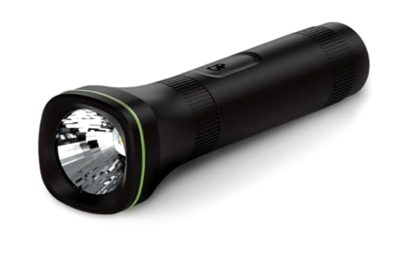 GP Batteries GP Everyday C105 50 Lumen ficklampa med 1 x AA-batteri, Mittel lang, Svart, GPEVEFLC105481