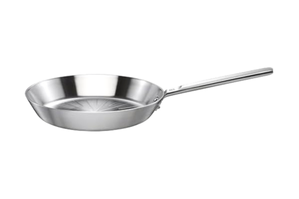 Fiskars  Norden stekepanne uten belegg 28 cm, rustfritt stål
