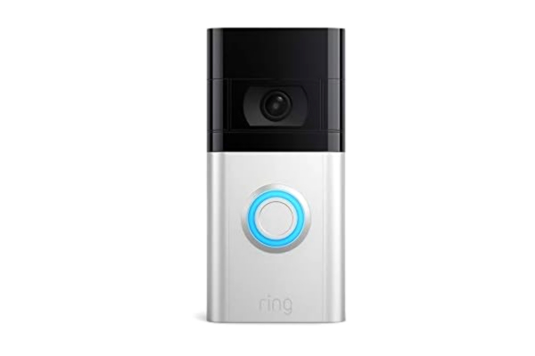Ring  Video Doorbell 4 by Amazon - HD Video with Two-Way Talk, Colour Pre-Roll video previews, battery-powered | With 30-day free trial of Ring Protect Plan