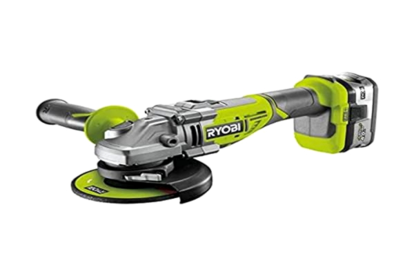 Ryobi Szlifierka kątowa Ryobi R18AG7-140S (+ akumulator 4 Ah + ładowarka + torba)