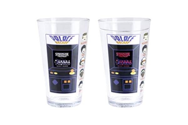 Paladone  Stranger Things Palace Arcade Machine Colour Change Dricksglas | Officiellt licensierade skräckfilmsvaror, flerfärgad (PP10172ST)