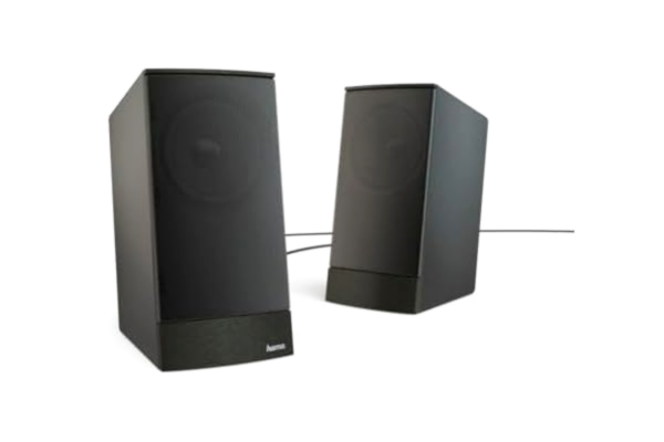 Hama  Sonic ls-208 – set högtalare (PC/Notebook, växelström), svart