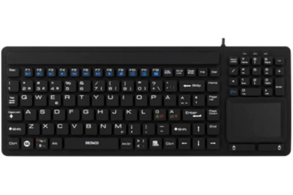 Deltaco DELTACO knappsats i silikon med pekplatta