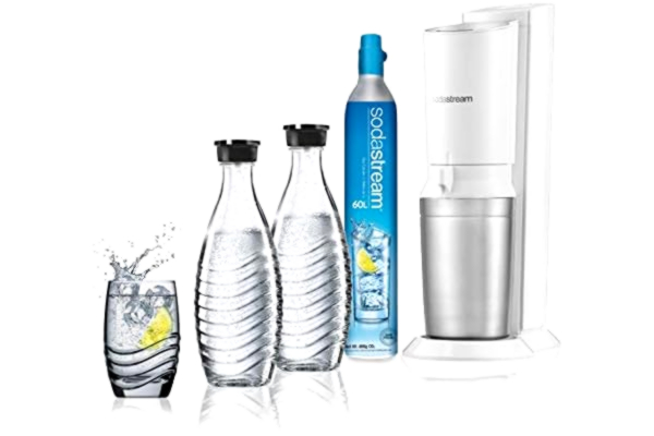 SodaStream sodastream Crystal Machine for Soda (Stainless Steel, White, Metal, Plastic, Box)