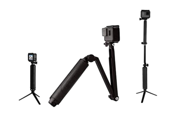 Telesin TELESIN Vattentät 3-vägs montering selfiepinne för Gopro Hero 9/8/7/6/5 DJI Osmo action Xiaoyi actionkamera med flytande grepp monopod och stativ