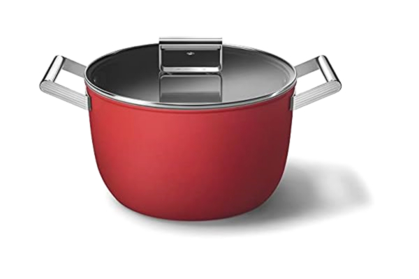 SMEG Smeg Kattila, kannellinen, 26 cm, punainen