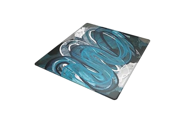 Xtrfy  GP4, stor musmatta för gaming (460 x 400 x 4 mm), lätt att glida med perfekt muskontroll, sydd kant, halkfri, maskintvättbar, Street Blue Edition