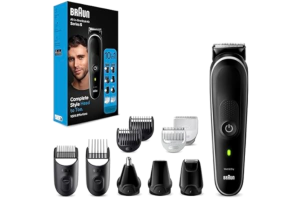 Braun  All-In-One Style Kit Serie 5 MGK5440, 10-i-1 Kit För Skägg, Hår & Manscaping Mer