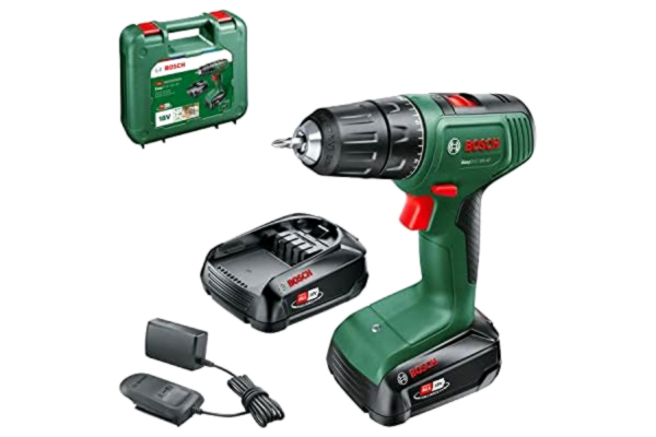 Bosch  Home and Garden 06039D8005 Bosch sladdlös skruvdragare EasyDrill 18V-40 (2 batterier 2,0 Ah, 18 volts system, i låda)