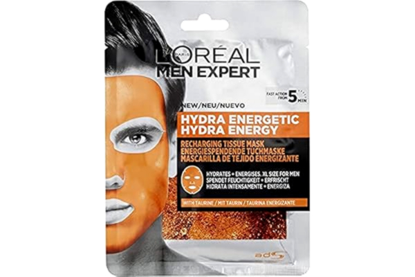 L'Oréal Paris L'Oréal Men Expert Hydra Energetic Hydra Energy Ansiktsmask, 1 stycke