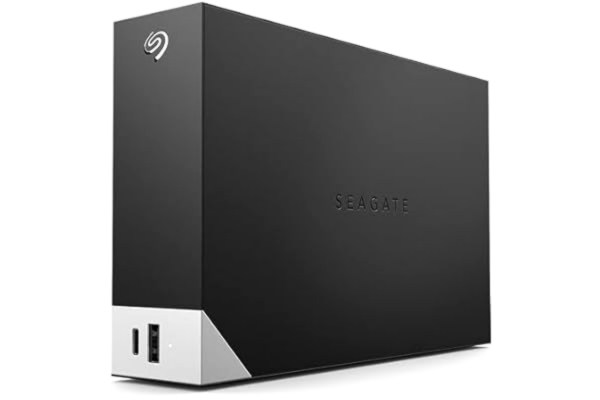 Seagate  One Touch Hub 8TB, Extern Hårddisk, USB-C, USB 3.0, för PC, bärbar dator och Mac, 4 månaders medlemskap i Adobe Creative Cloud Photography, 1 år Mylio, Data Rescue Services (STLC8000400)