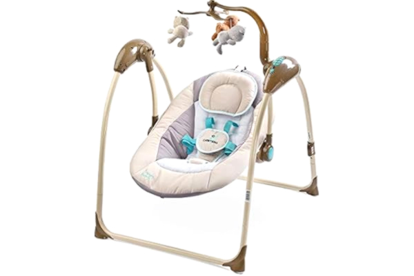 Caretero  elektrisk gyngestativ beige