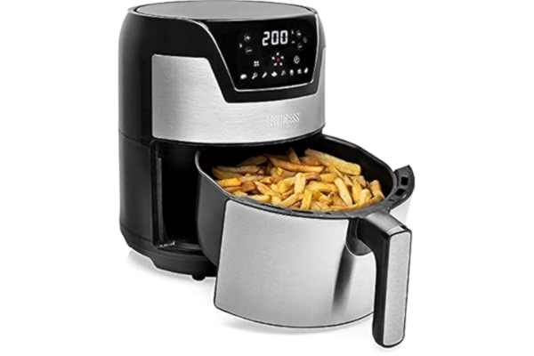 Princess  Digital Air Fryer XXL 182026, 8 programs, 4.5 L, Varmluftsfritös som är enkel att rengöra, Rostfritt stål