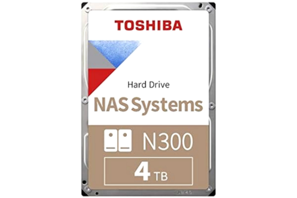 Toshiba  N300 NAS - Harddisk - 4 TB - intern - 3,5 - SATA 6Gb/s - 7200 rpm - buffer: 256 MB