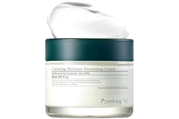 Pyunkang Yul [PKY] Pyunkang Yul Calming Moisture Nourishing Cream lugnar omedelbart känslig hud, ansiktsfuktighetskräm för hälsosam hudvitalitet med kollagen, vegansk, koreansk hudvård (1.69 Fl. Oz, 50 ml)