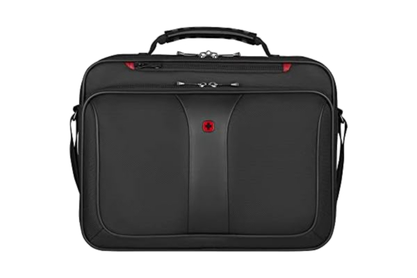 Wenger  600647 Legacy 16 tums bärbar dator, checkpoint-vänligt vadderat fack med låsbara dragkedjor i svart (11 liter)