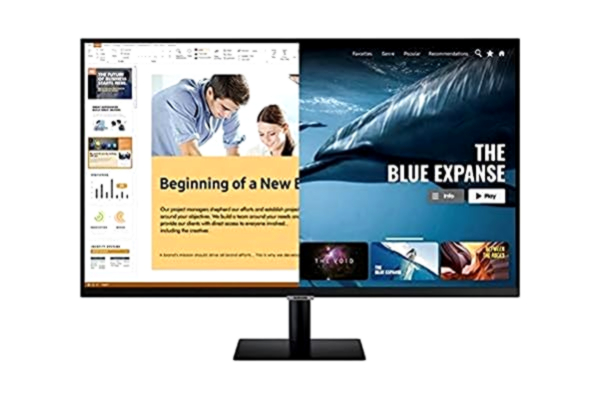 Samsung  Smart LS27AM504NRXEN 27", Monitor, Czarny