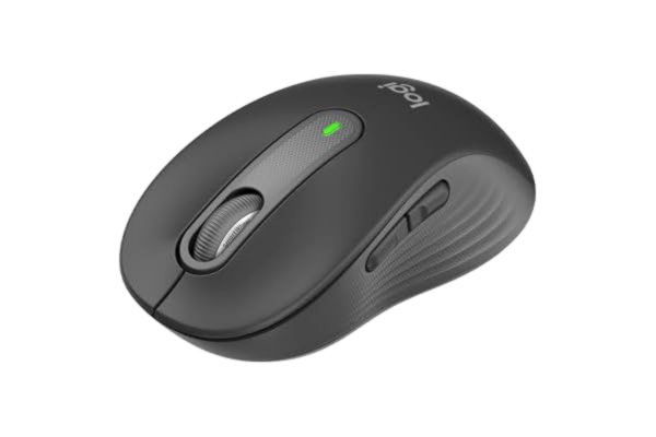 Logitech  Signature M650 Den trådlösa musen – för små till medelstora händer, 2 års batteri, tysta klick, anpassningsbara sidoknappar, Bluetooth, för PC/Mac/flera enheter/Chromebook - Grafit