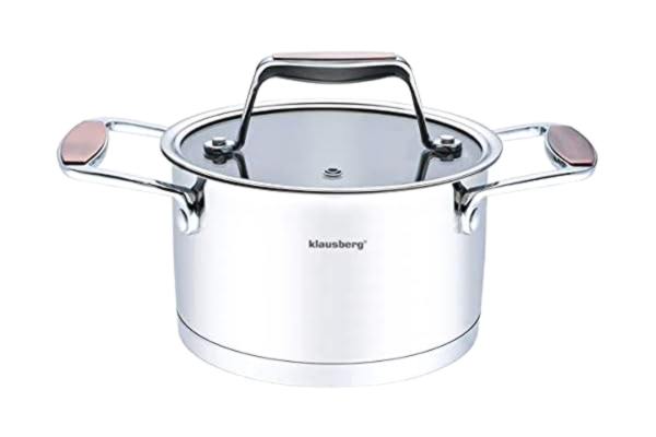 Klausberg Garnek ze stali 18/10 KLAUSBERG KB-7228 24cm 6L
