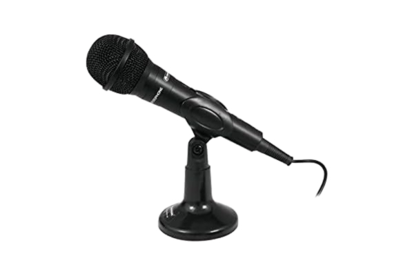 Omnitronic OMNITRONIC M-22 USB dynamisk mikrofon | Dynamisk USB-mikrofon med hållare