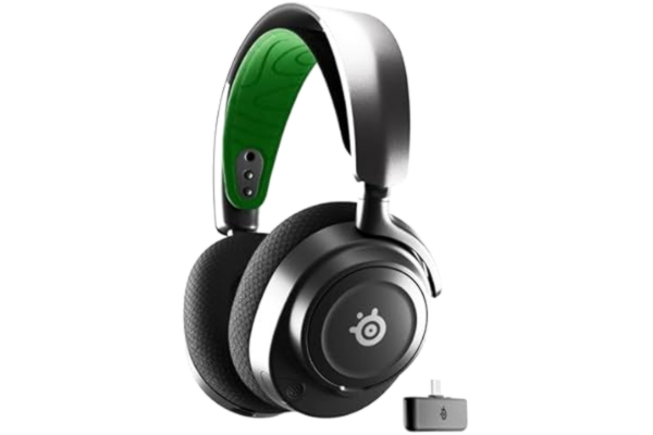 SteelSeries  Arctis Nova 7 trådlöst headset för flera plattformar – Magnetiska drivenheter i neodym – 2.4GHz + mixbar Bluetooth – 38 hr USB-C-batteri – ClearCast Gen2 AI-mick – PS5, PC,Switch,VR,mobil