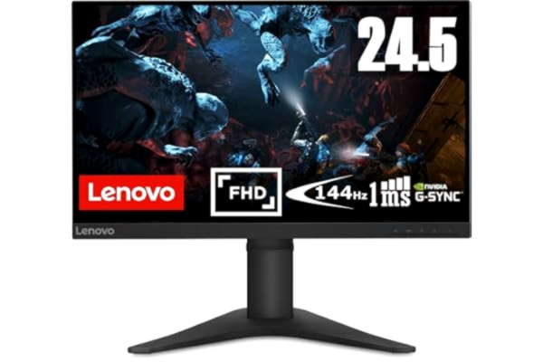 Lenovo  G25-10 – monitor komputerowy LED 24,5", 1920 x 1080 Full HD (1080p) @ 144 Hz, czarny