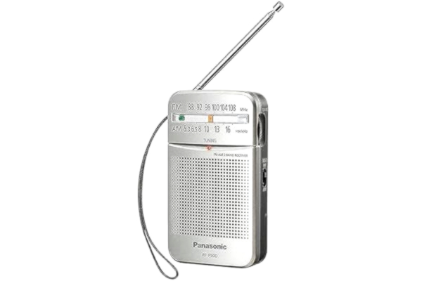 Panasonic  RF-P50DEG-S Fickradio med Bärrem, Silver