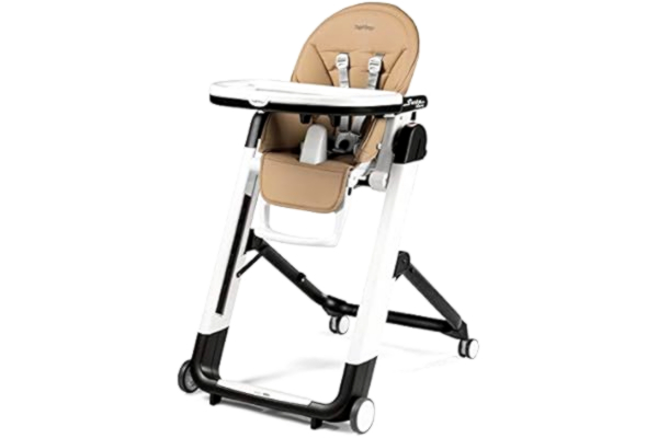 Peg Perego  Siesta Follow Me Ultra Compact Multifunctional Highchair, Walnut