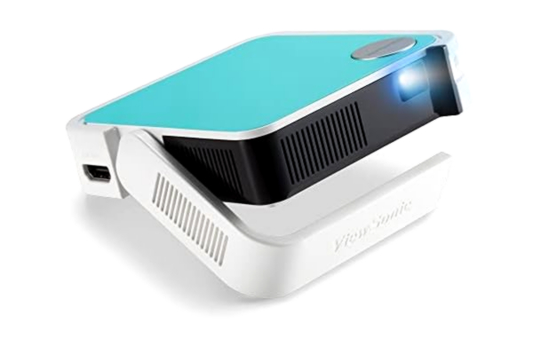ViewSonic  M1 mini Pocket LED Ultra-Portable Projector with Integrated JBL Audio, WVGA, 120 Lumens, HDMI, USB, Compatible with TV Sticks & Gaming Consoles, in 3 Colours