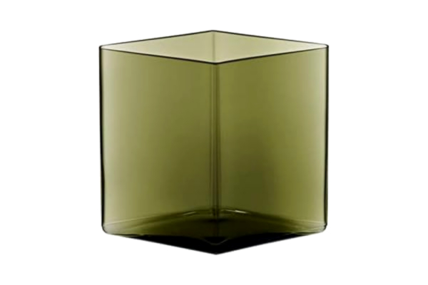 Iittala  1015574 vas, mossgrön, 205 x 180 mm