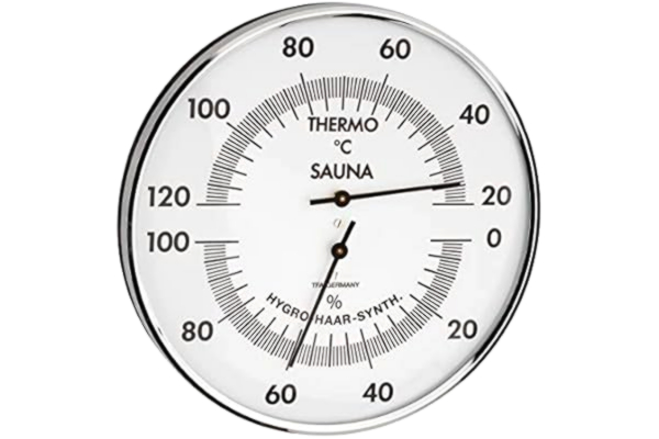 TFA  Dostmann Analogowy termohigrometr sauny, pomiar temperatury/wilgotności powietrza