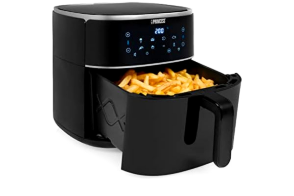 Princess  Digital Airfryer - Varmluftsrister - 8 liter - 1.8 kW - sort