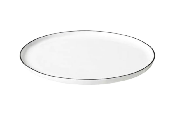 Broste Copenhagen  Mattallrik Salt Ø 28 cm vit