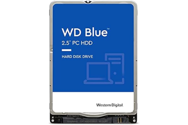 WD  Blue Disque Dur Mobile Interne de 500 Go (6 mm de Hauteur 5400 tr/min SATA 6 Gb/s 8 Mo de Mémoire Cache 6,4 cm 2,5 pouces) Conforme RoHS Interne