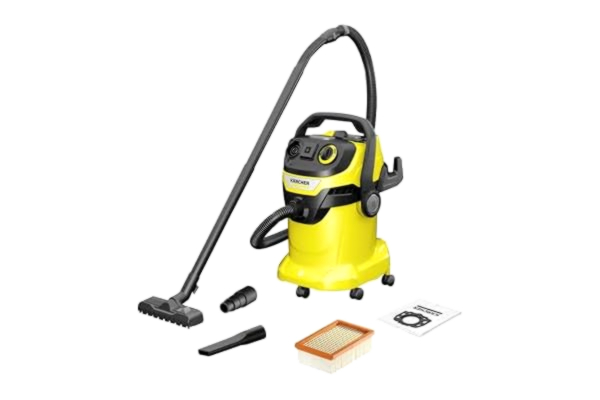 Kärcher  Grovdammsugare för vått och torrt WD 5 P V-25/5/22, blåsfunktion, effekt: 1100 W, plastbehållare: 25 l, sugslang: 2,2 m, med uttag, inkl. planfilter, golv- och fogmunstycke