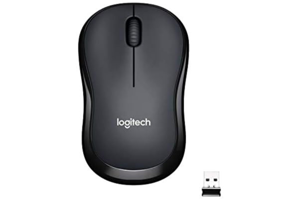Logitech  M220 Hiljainen Langaton Tietokonehiiri - Hiiri - Optinen - 3 painiketta - Musta