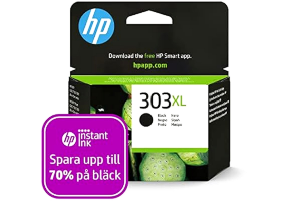 HP  T6N04AE 303XL original bläckpatron med hög kapacitet, svart, singelförpackning