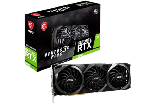 MSI  RTX 3080 Ventus 3X Plus 12G OC LHR V389-400R Noir
