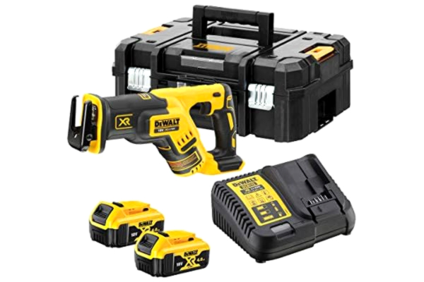 Dewalt  DCS367P2-QW Saebelsaege 18 V/5 Ah, 1 W, 18 V, zwart, geel