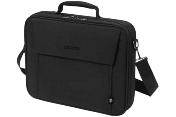 Dicota DICOTA Eco Multi BASE för 14-15,6-tumsenheter - miljövänlig laptopväska med skyddsvaddering, svart