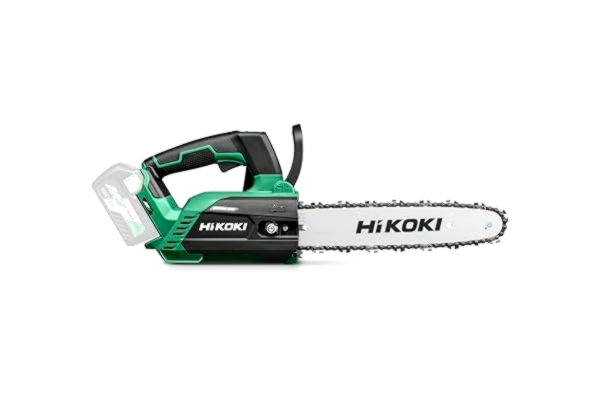 HiKOKI  sladdlös motorsåg – 36 V – 30 cm sågblad, borstlös motor, lätt, kraftfull, exakta snitt – perfekt för trädvård – utan batteri och laddare