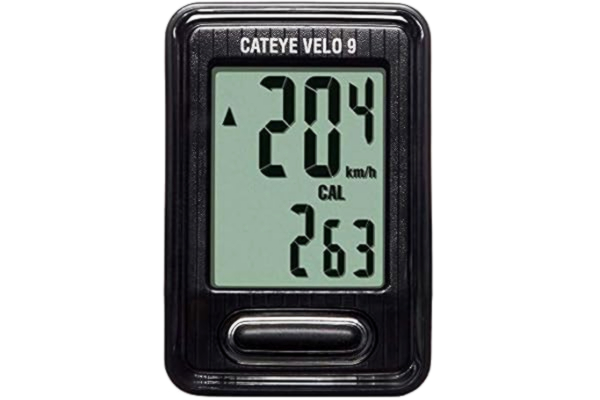 Cateye  Velo 9 computer VL-820 - sort (9 funktioner)