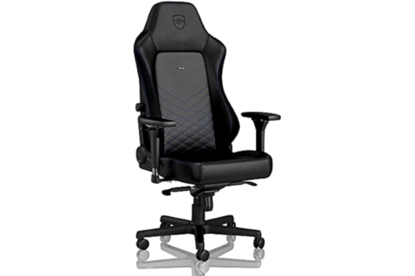 Noblechairs noblechairs Hero Chaise de Gaming - Chaise de Bureau - Cuir Synthétique PU - Noir/Bleu