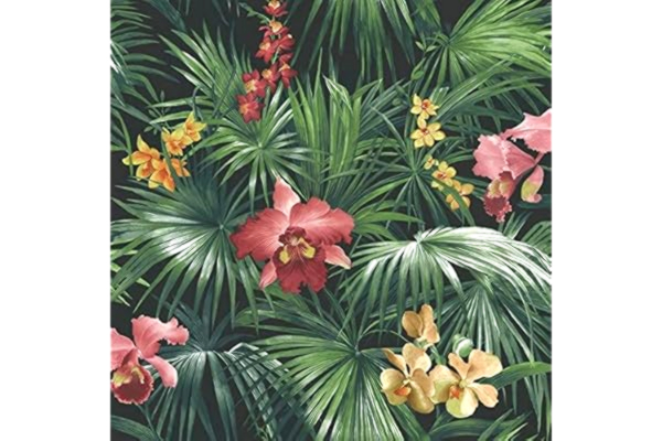 Galerie G56434 - Global fusion flerfärgade växter galleritapet