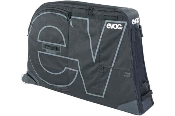 Evoc EVOC BIKE BAG lichte fietstas (incl. wielen, apart vak voor wielen, FORK MOUNT stabilisatie, extra breed chassis, 280l, max. wielbasis 126 cm), zwart eenheidsmaat
